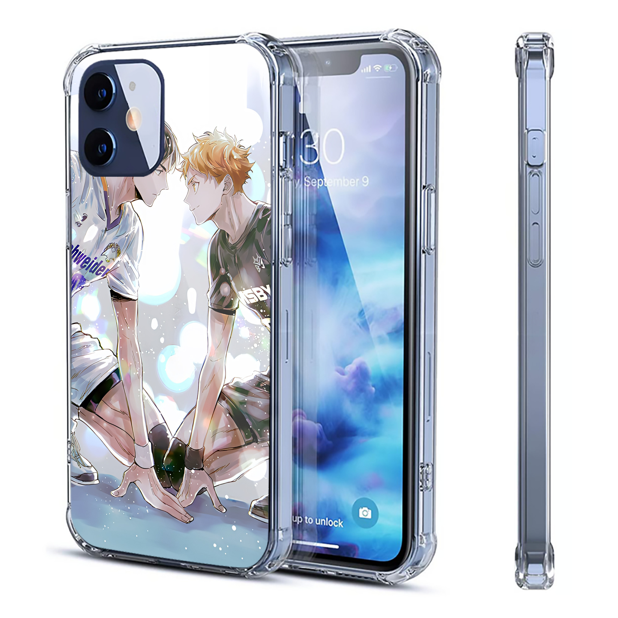 （画像用） ハイキュー!! Haikyu!! 【iPhone 12シリーズ対応】透明スマホケース（クリアソフトケース）